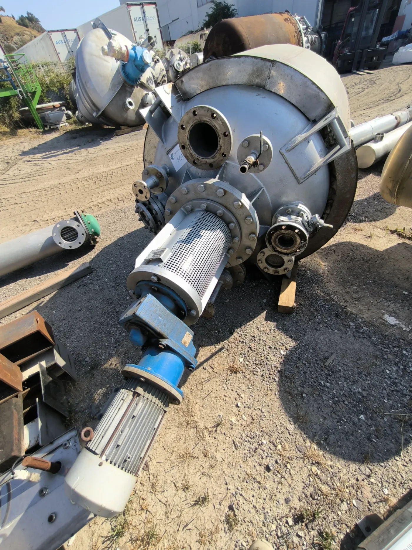 USED ATEX STAINLESS STEEL REACTOR WITH JACKET, INSULATION AND AGITATION - 5