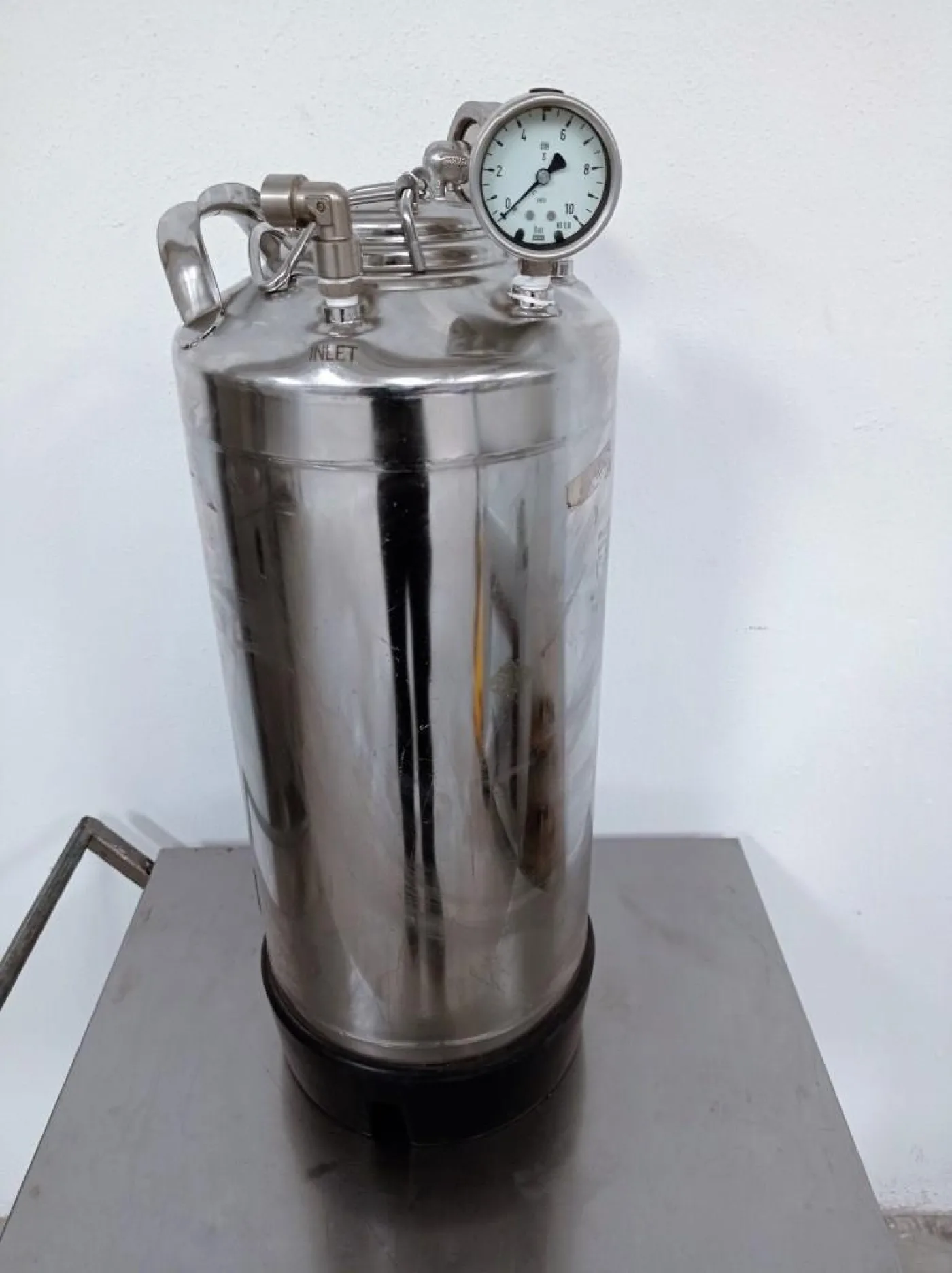 SERBATOIO MONTALIQUIDI IN ACCIAIO INOX – MILLIPORE – MOD. 20 L - 4