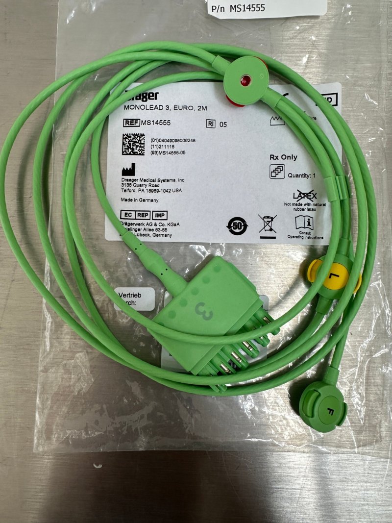 Dräger Monolead 3 MS14555 EKG-Patientenkabel
