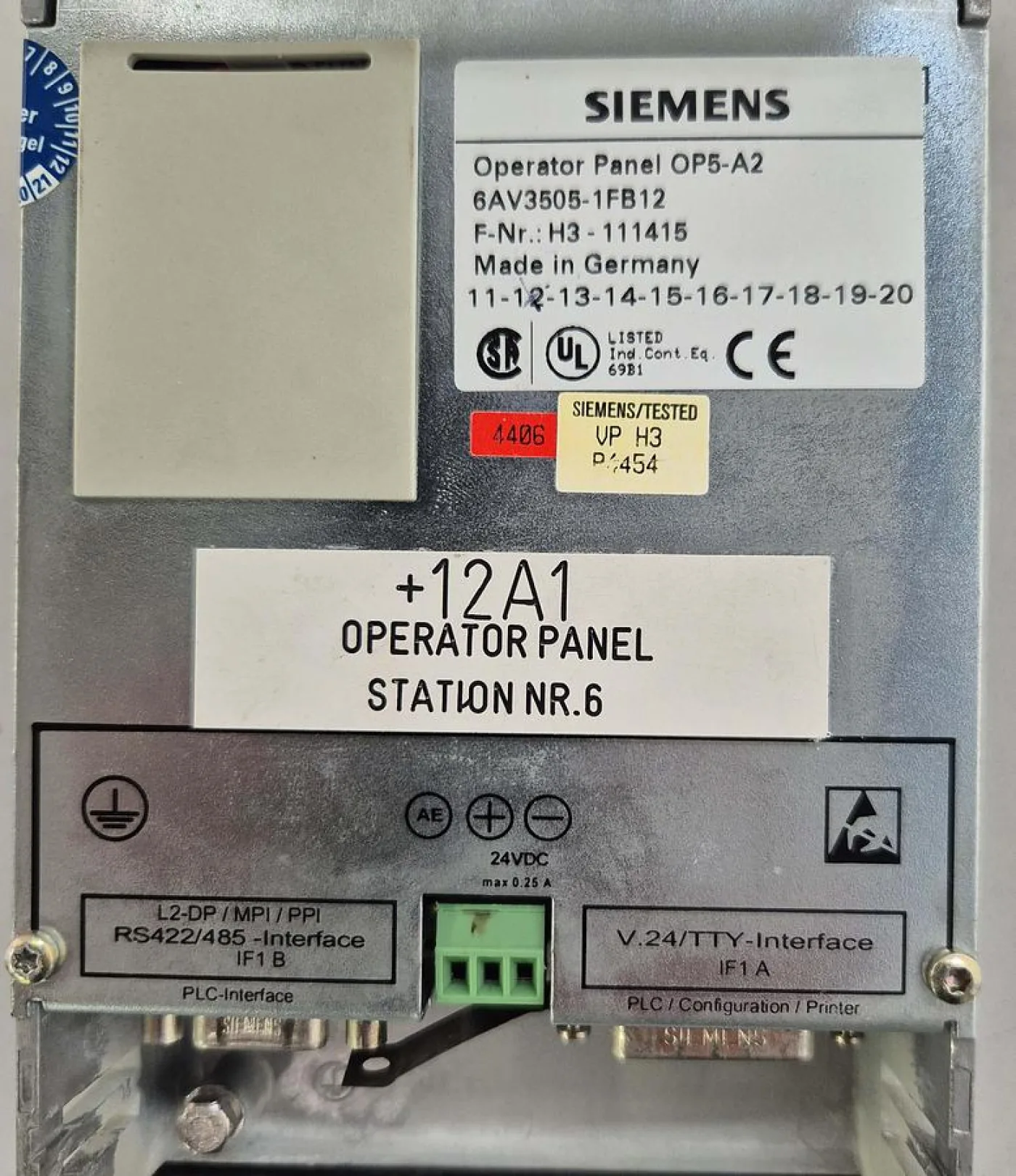 Siemens Coros OP5 / Operator Panel OP5-A2 - 6