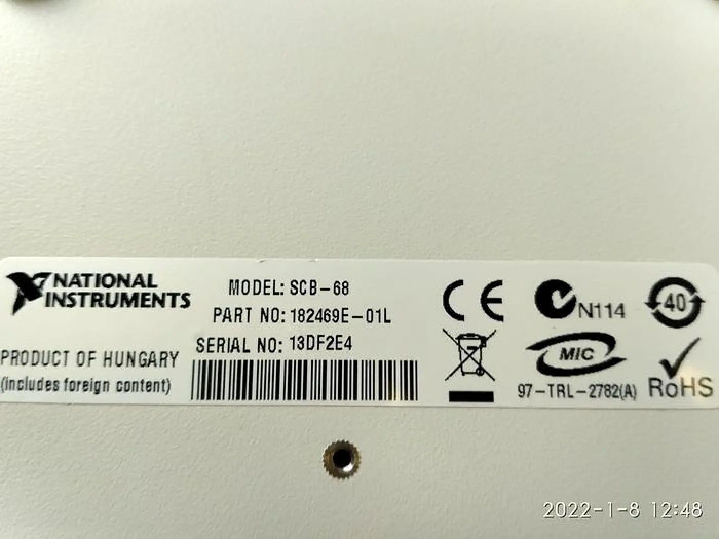 National Instruments NI SCB-68 - 2