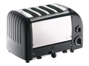 Dualit 2 x 2 Combi Vario 4 Slice Toaster Black 42166 - islandcatering
