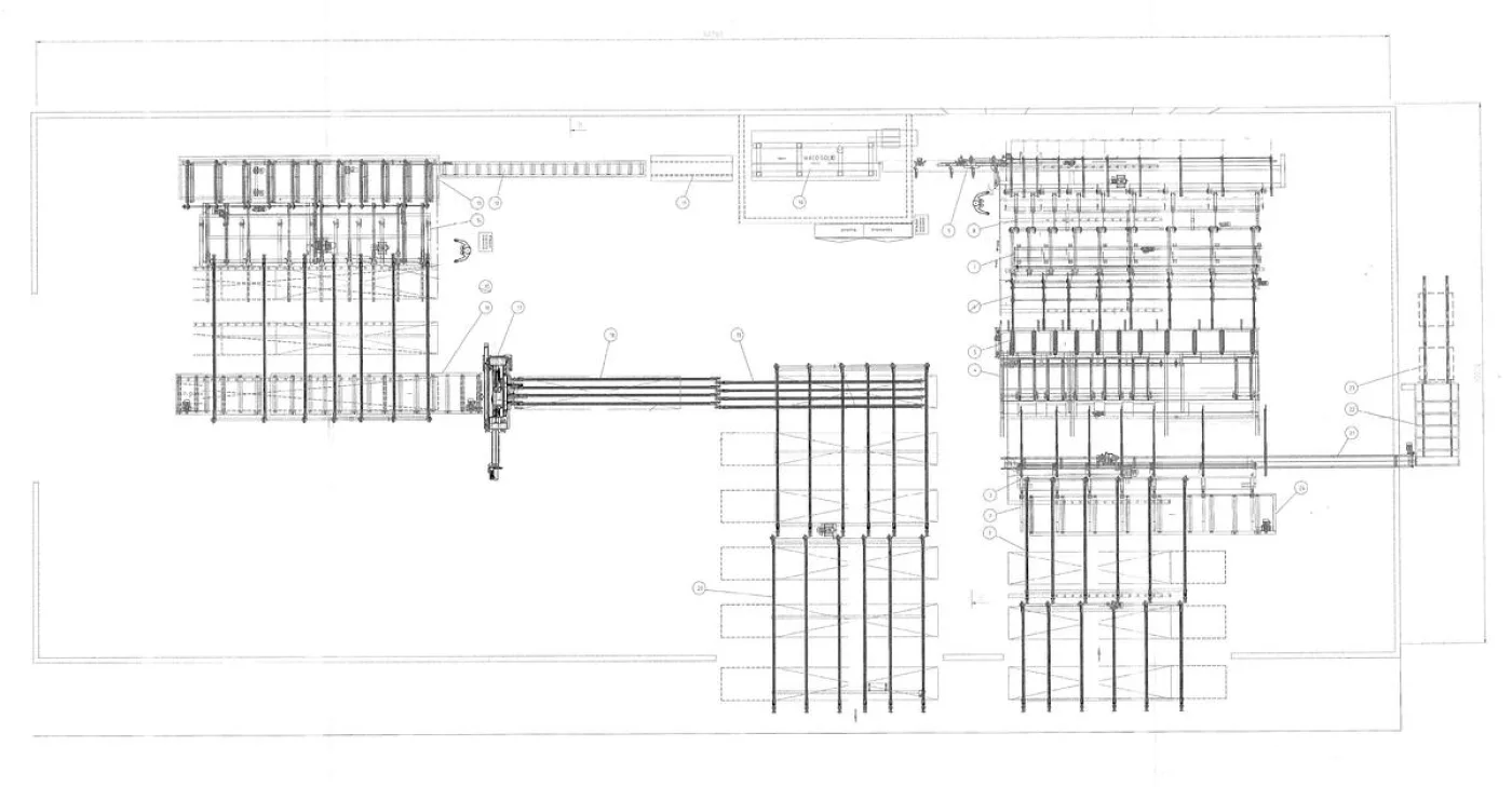 WACO - KUJAKON high speed planing and cutting line - 5