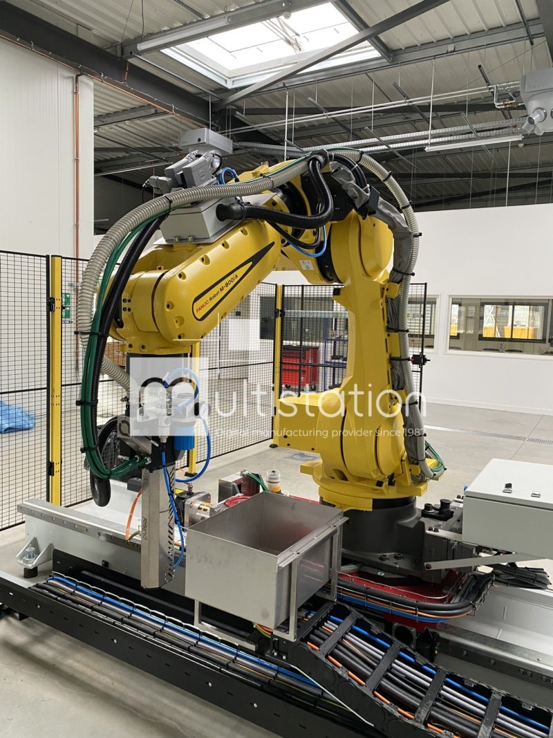 Robotic Cell for Large-Format 3D Printing – Complete System with Fanuc M800iA/60