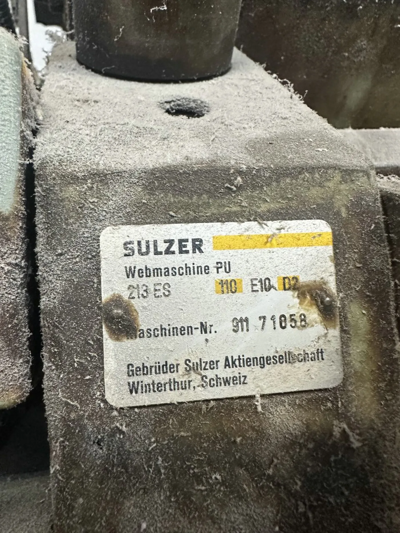 Sulzer - PU 213 ES 110 E10 D2 projectiel weefmachine - 6
