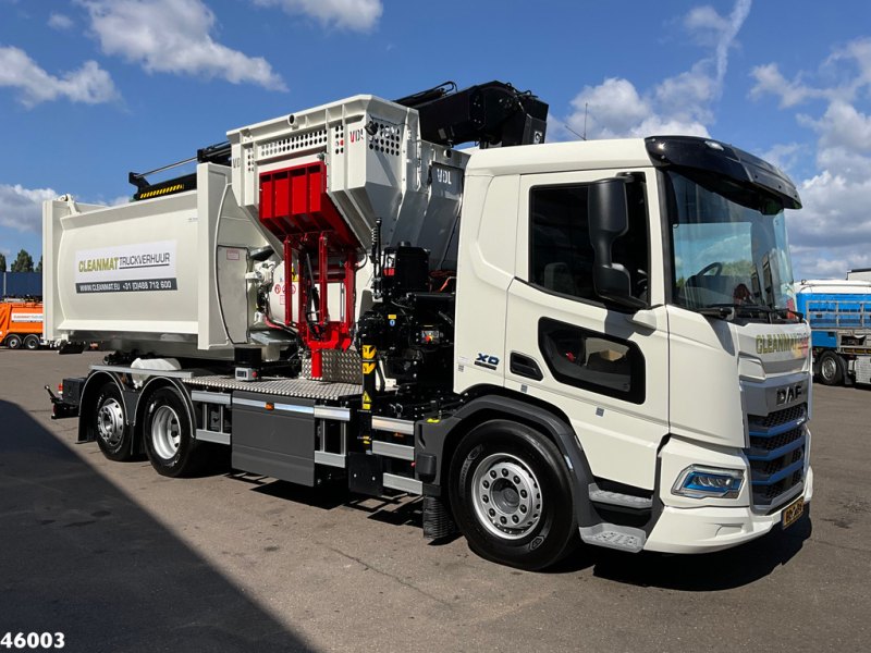 DAF FAG XD 220 Hiab 23 Tonmeter laadkraan FULL ELECTRIC