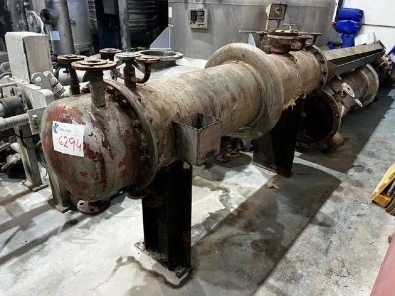 USED 9.5 M2 STAINLESS STEEL TUBULAR EXCHANGER BACHILLER