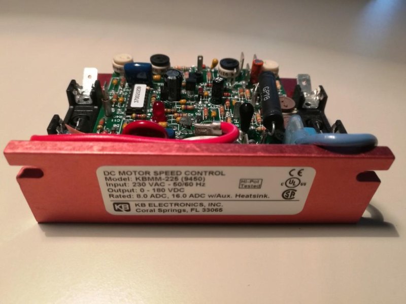 SCHEDA CONTROLLO VELOCITA’ MOTORE DC – KB ELECTRONICS – MOD.KBMM-225