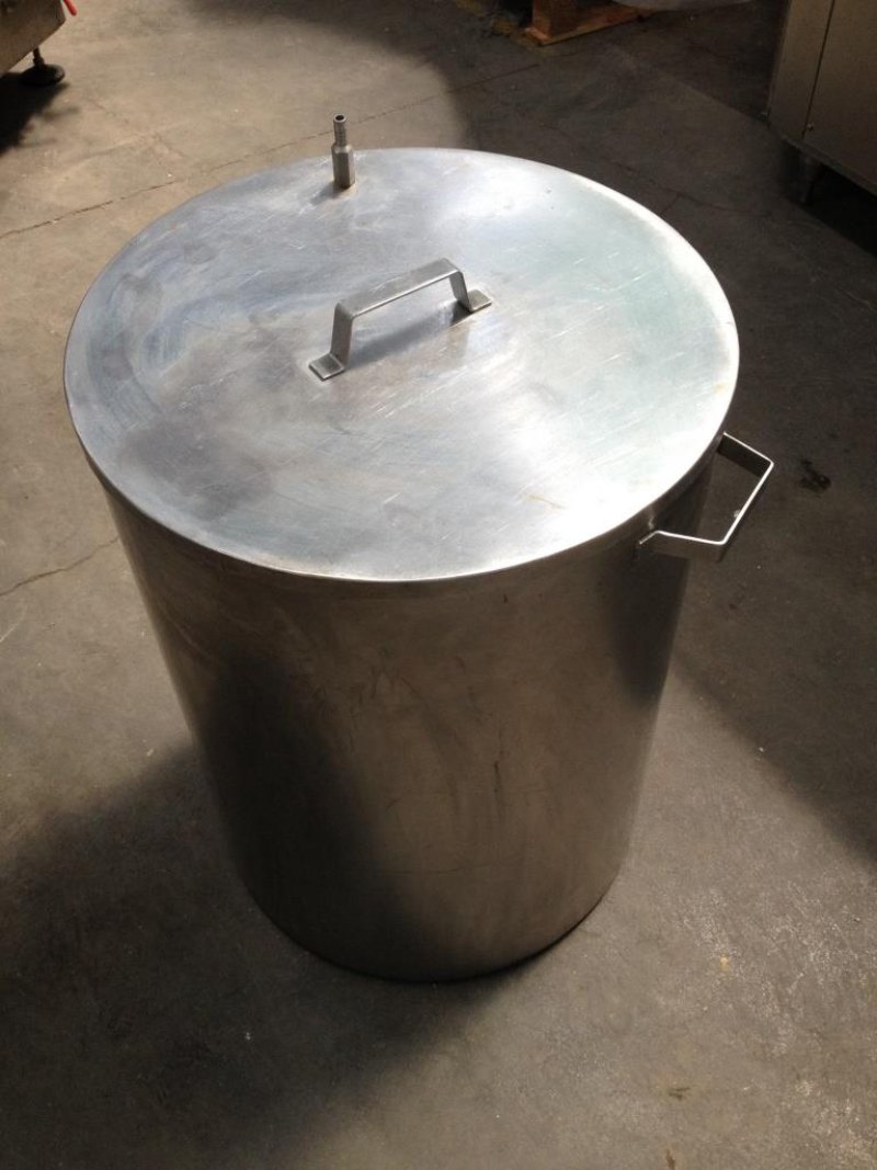 CONTENITORE IN ACCIAIO INOX MOD. 70 LITRI