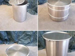 CONTENITORE IN ACCIAIO INOX Mod. 60/110/130/350 LT