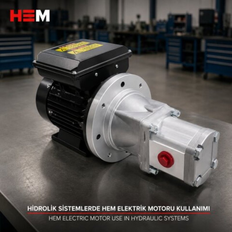 Electric motors for hydraulic pumps