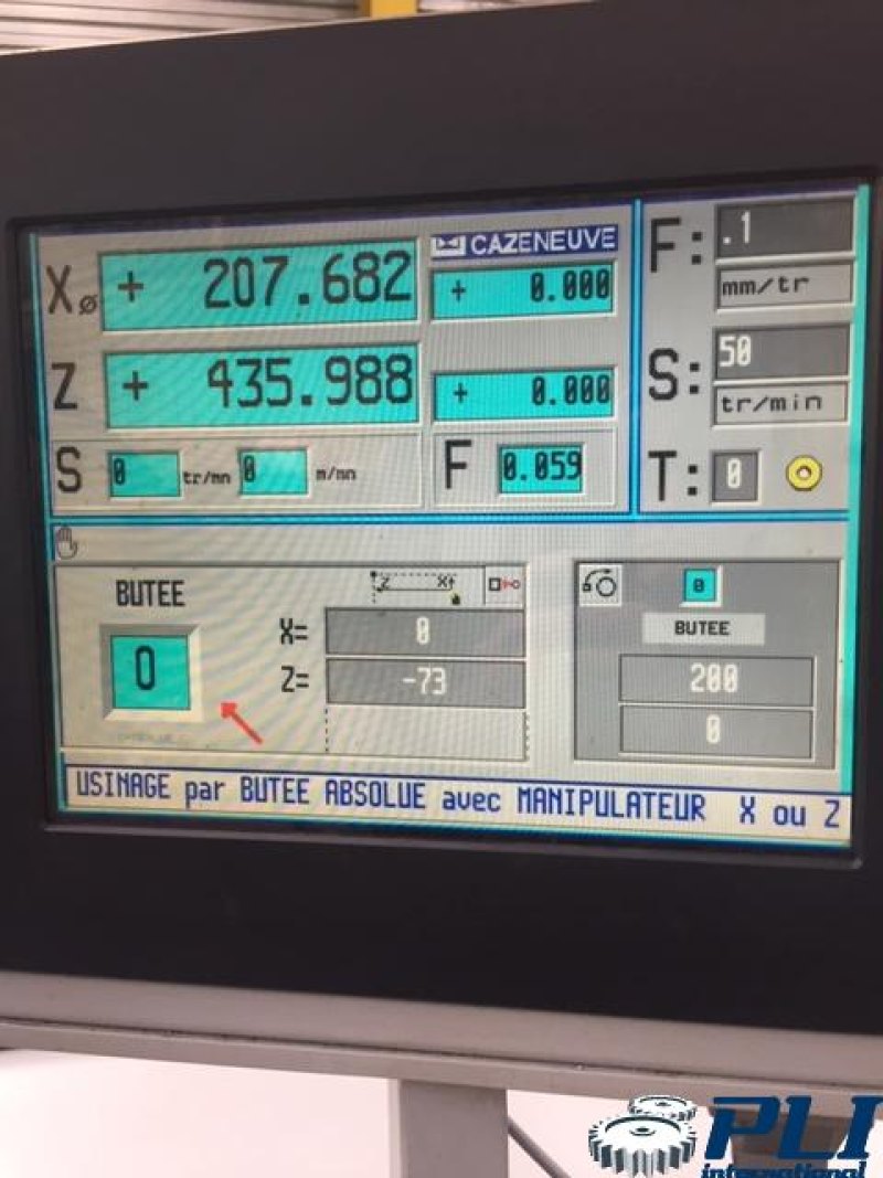 Conventional lathe CAZENEUVE HB 800 x 2000 OPTICA