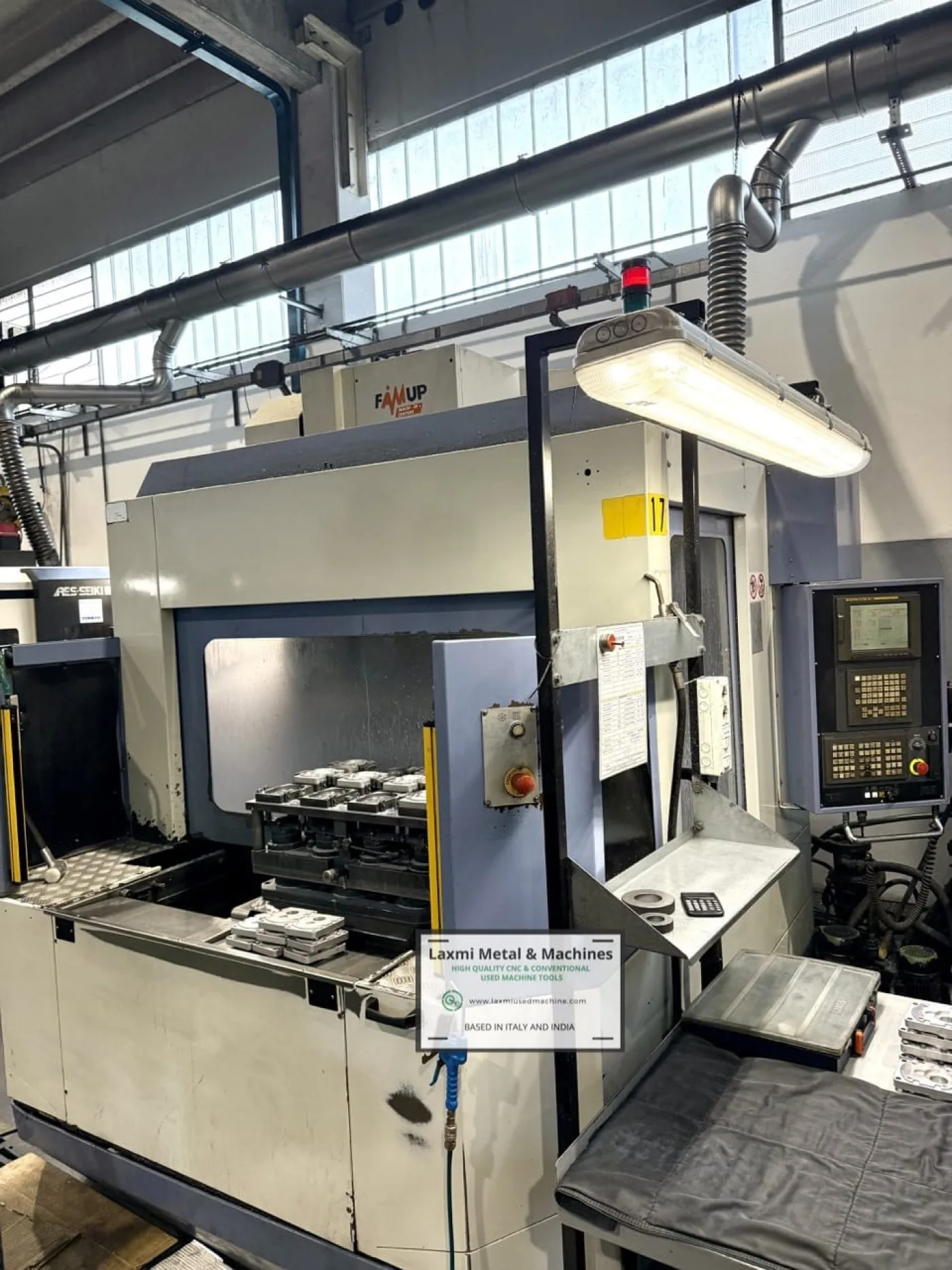DOUBLE PALLET VMC, FAMUP - MC60 - Laxmi Metal & Machines, Rohtak - 3