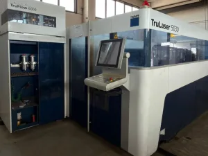 Laser cutting Trumpf TruLaser 5030 (L52) 3000 mm. x 1500 mm. Watt 6000 Year 2014