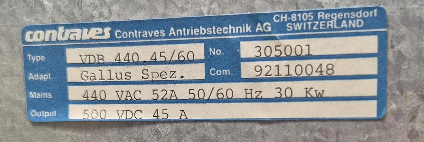 Contraves Steuerung CPU - VARIDYN COMPACT VDB 440.45/60 - 6