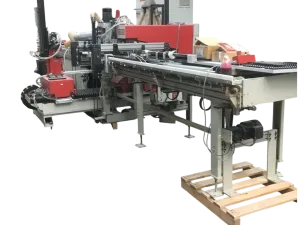 PRIESS & HORSTMANN BAT CNC Bohr und Einpressmaschine Türenfertigung Beschlagbohrmaschine
