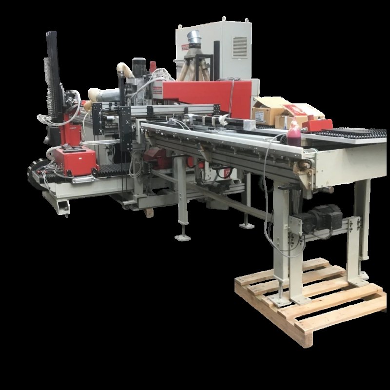 PRIESS & HORSTMANN BAT CNC Bohr und Einpressmaschine Türenfertigung Beschlagbohrmaschine