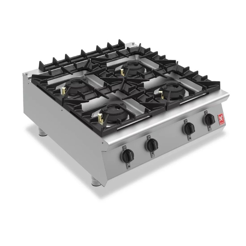 Falcon F900 Four Burner Countertop Boiling Hob Propane Gas G9084 - islandcatering