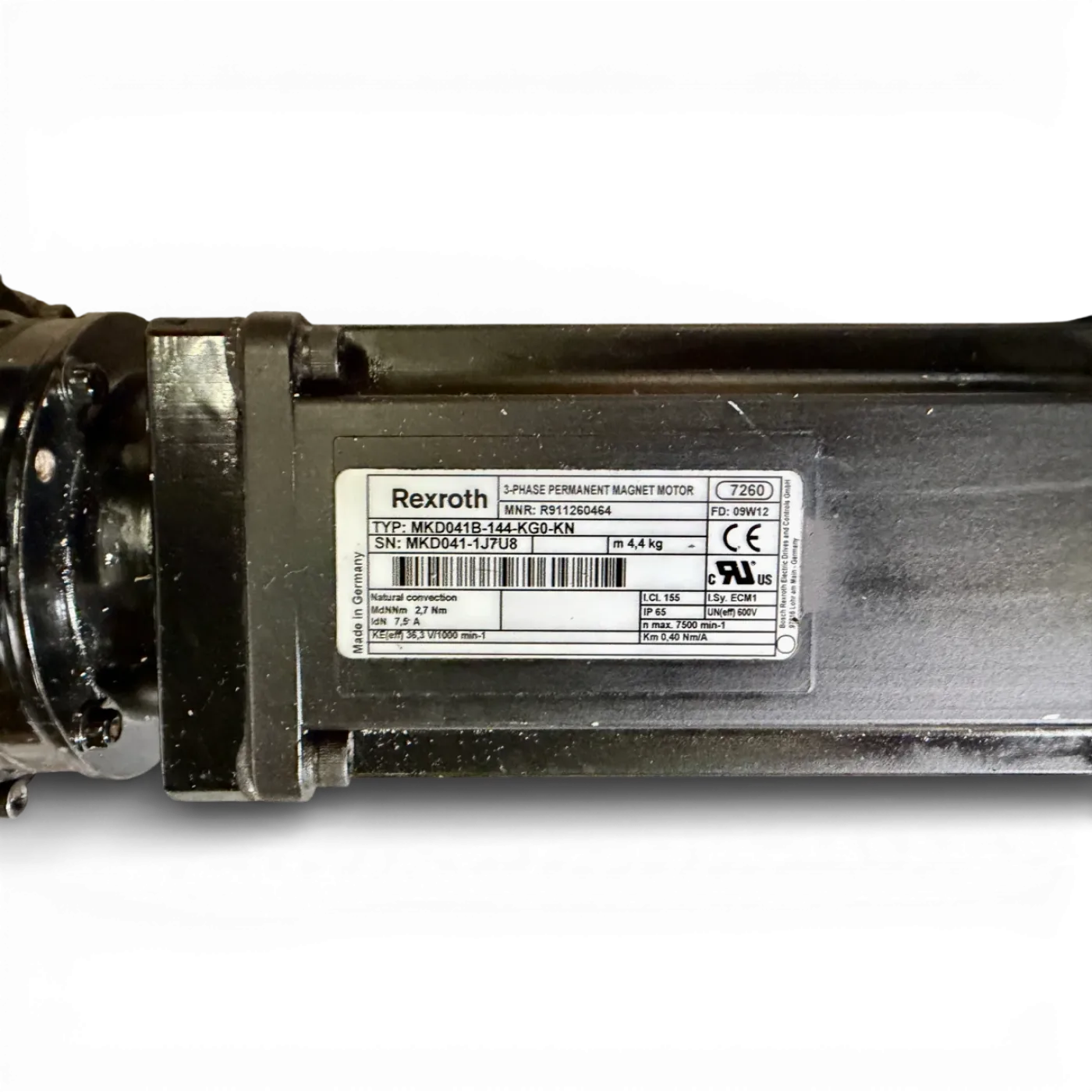 HOMAG INDRAMAT MKD041B144KG0KN Servomotor C Achse mit Alpha Getriebe für OMLAT Hauptspindel Teile Nr. 260464 MNR CNC - 8
