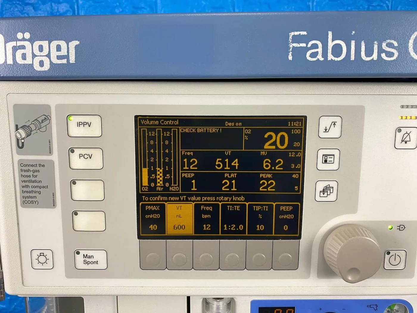 Dräger Fabius GS YOM: 2005 REF: 8604700-22 - 7