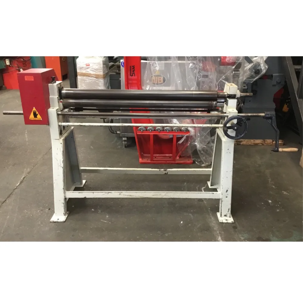 MORGAN RUSHWORTH Geared Hand Bending Rolls 1250mm x 75mm - WNS - W. Neal Services Ltd