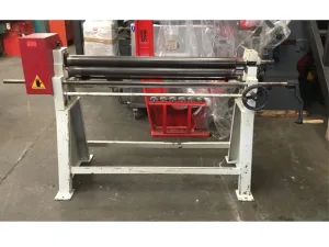 MORGAN RUSHWORTH Geared Hand Bending Rolls 1250mm x 75mm - WNS - W. Neal Services Ltd