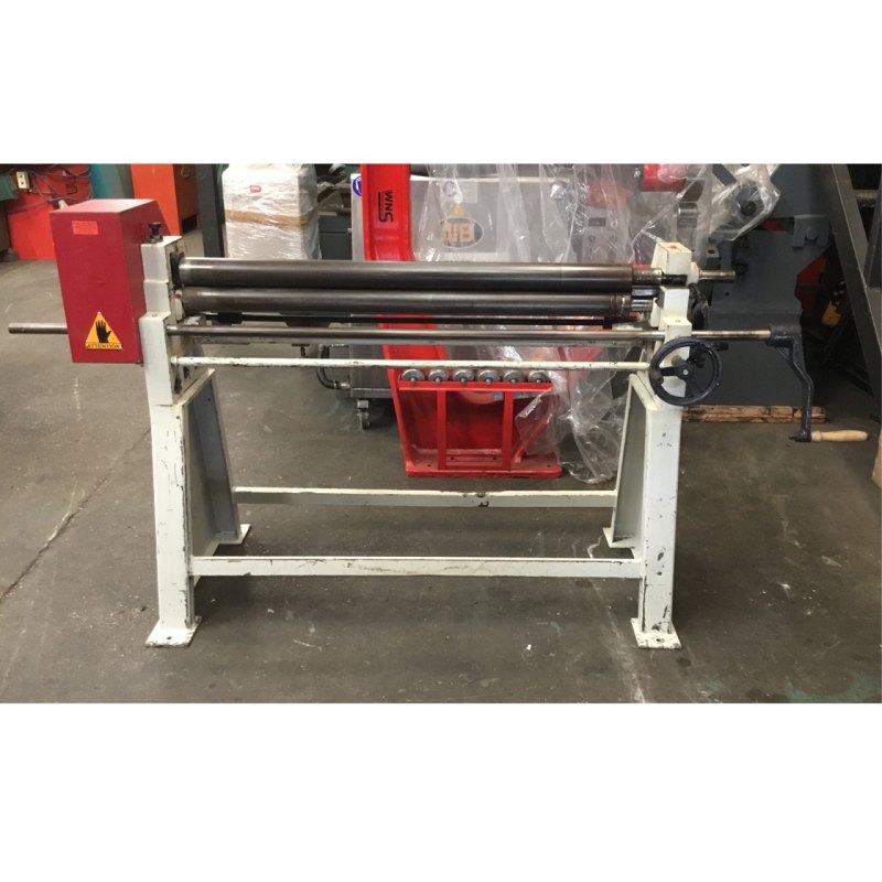 MORGAN RUSHWORTH Geared Hand Bending Rolls 1250mm x 75mm - WNS - W. Neal Services Ltd