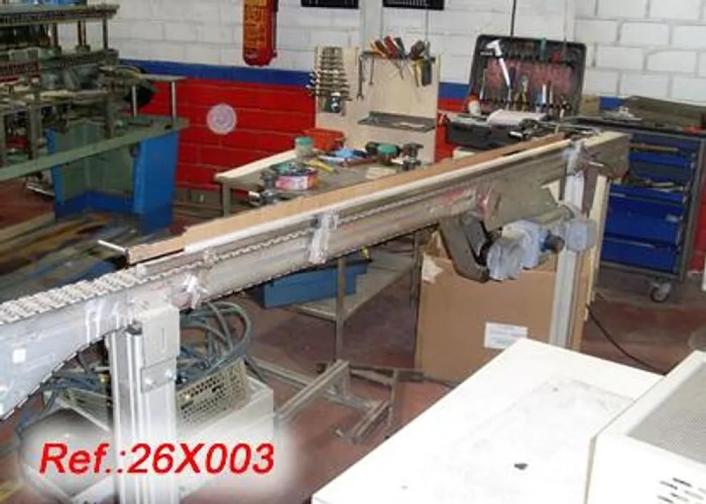 CINTA DE CHARNELA DE 2400mm DE LARGO CON MOTOR VARIADOR