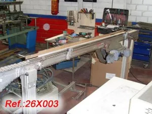 CINTA DE CHARNELA DE 2400mm DE LARGO CON MOTOR VARIADOR