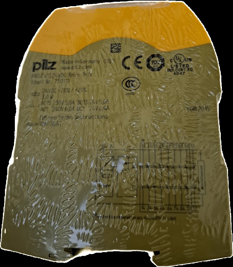 Pilz PNOZ s11 24VDC 8n/o 1n/c 750111