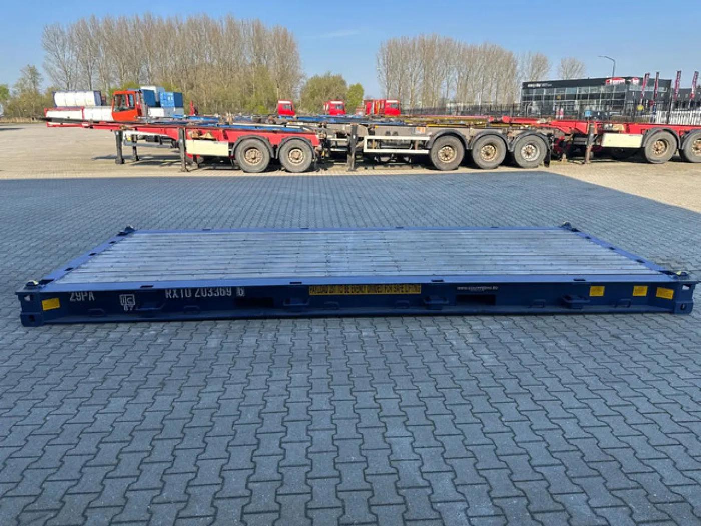 NEW 20FT FLATRACK HARDWOODEN FLOOR / 4x available - 3