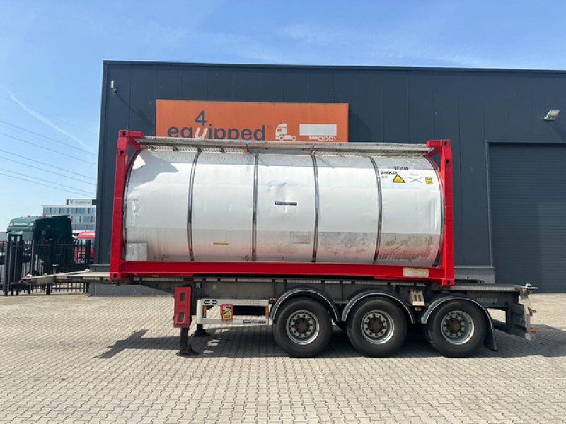 Van Hool 20FT/30FT ADR CHASSIS + 20FT TANKCONTAINER 25.000l /1-COMP.