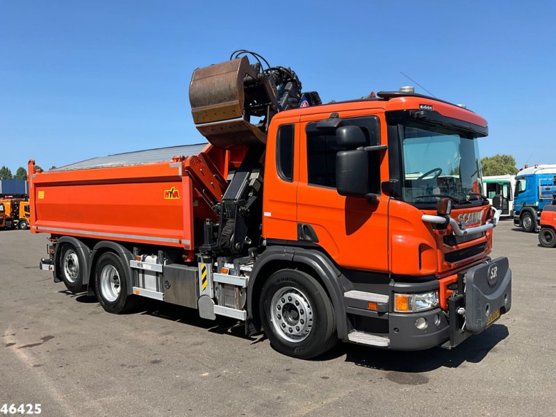 Scania P 320 HMF 14 Tonmeter Z-kraan Just 227.472 km!