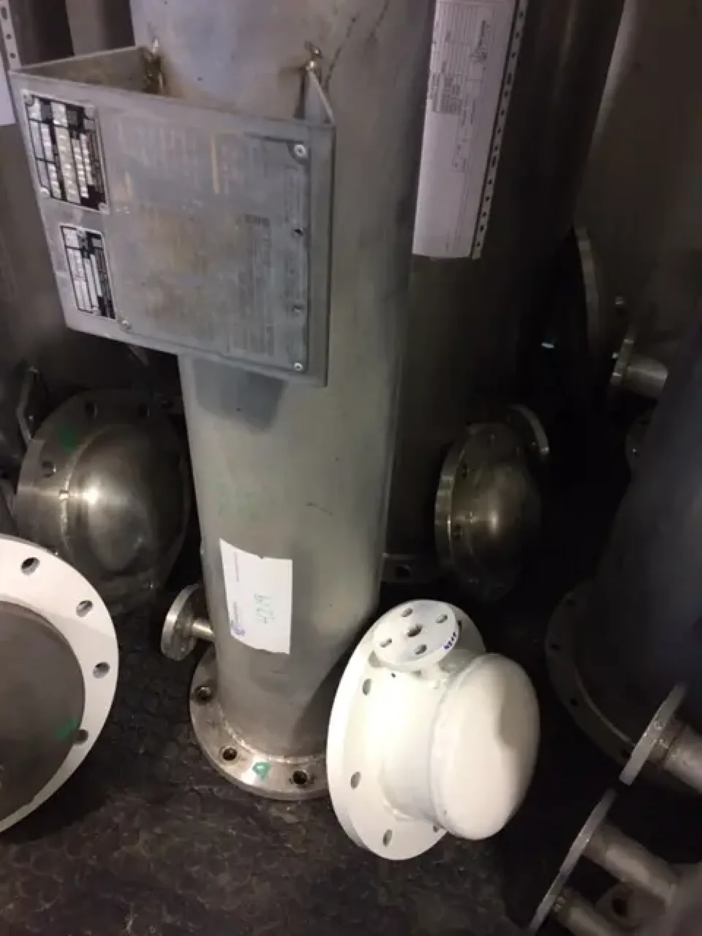 USED TUBULAR EXCHANGER AGUILAR Y SALAS 2.5 M2 STAINLESS STEEL - 2