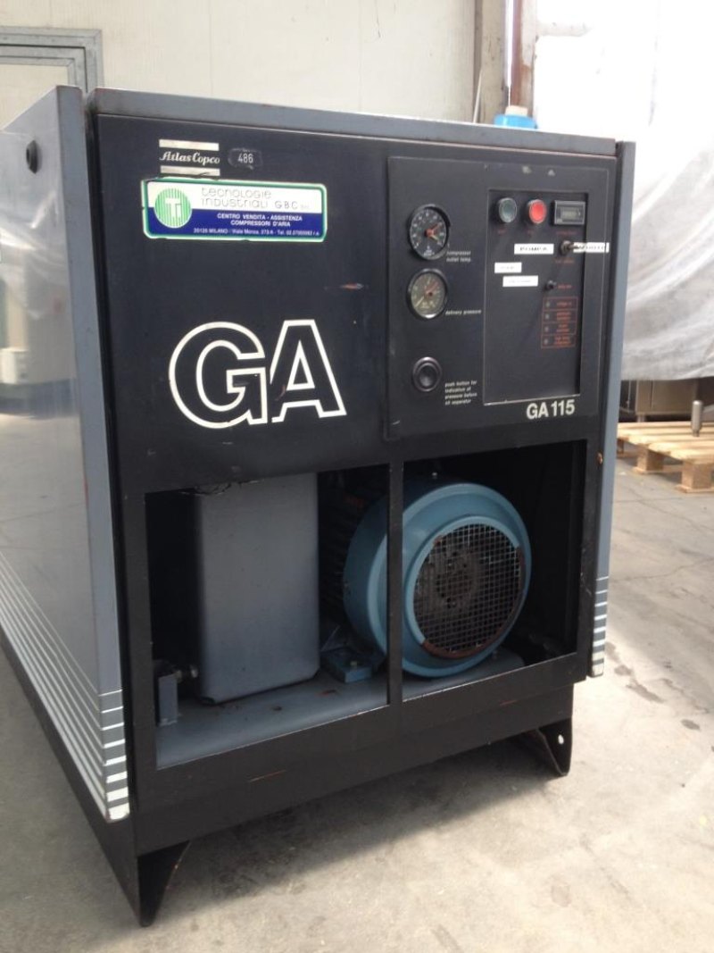COMPRESSORE ROTATIVO – ATLAS COPCO MOD. GA 115
