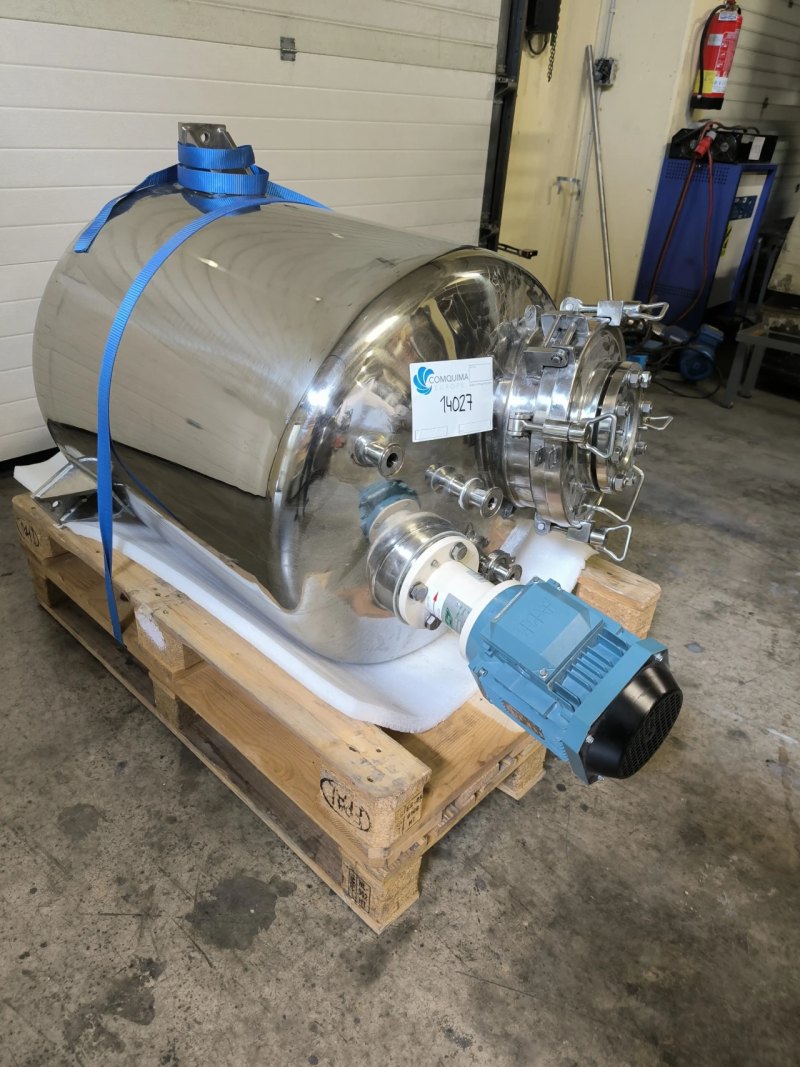 TANK TINSMACAL STAINLESS STEEL 370 LITRES WITH AGITATION