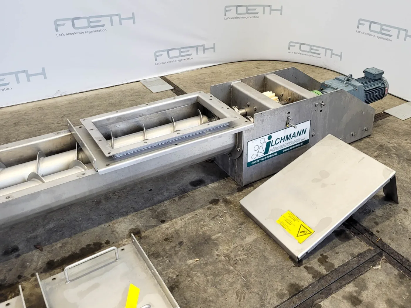 Ilchmann DTSF 2x 200x6.525 mm double screw - Horizontal screw conveyor - 4