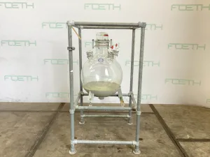 QVF Glasstechnik Hemispherical vessel 100 L - Vertical tank