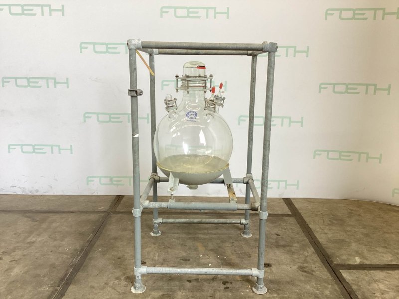QVF Glasstechnik Hemispherical vessel 100 L - Vertical tank