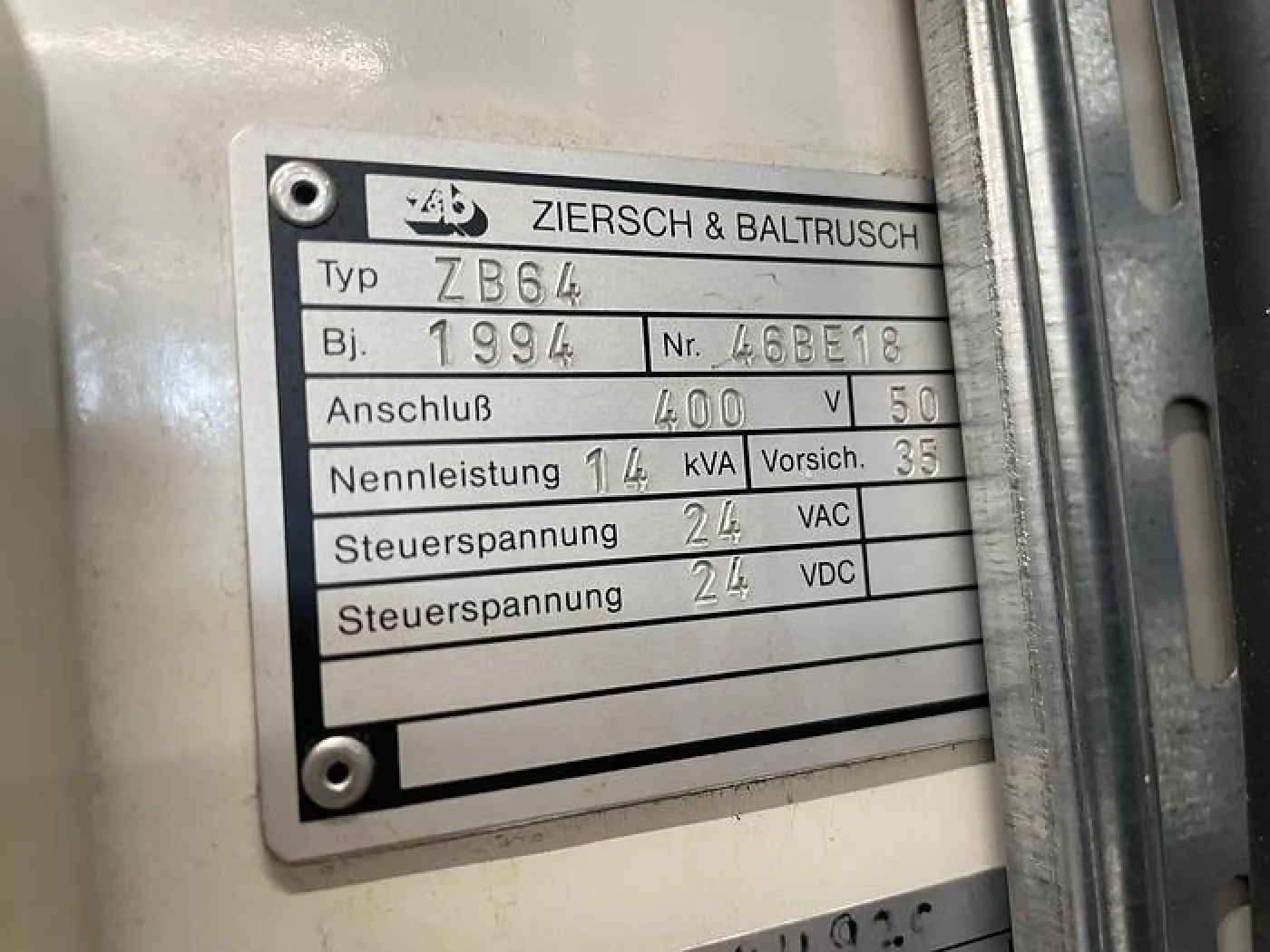 1994 Ziersch & Baltrusch ZB64 - 5