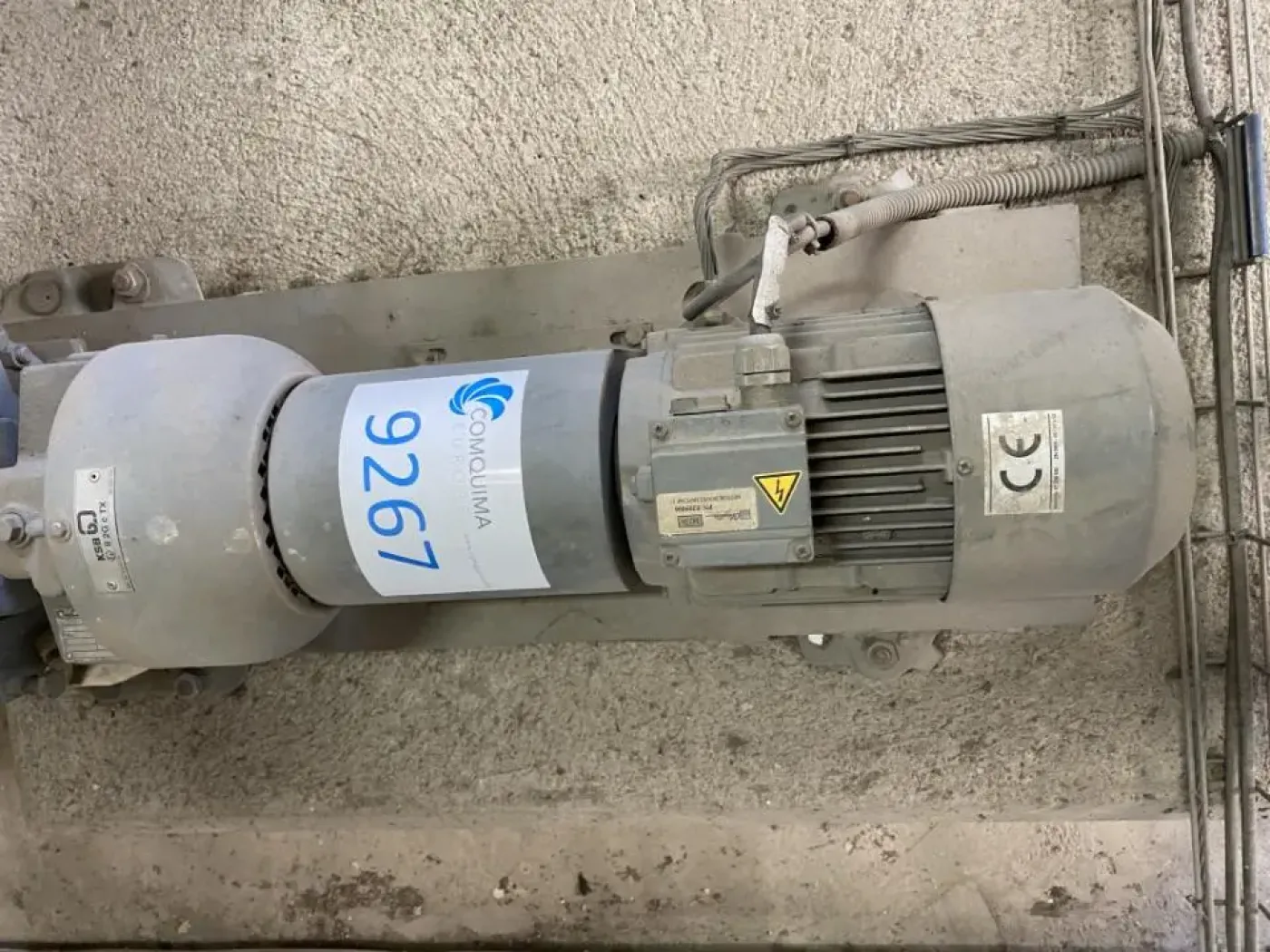 USED KSB HPK-LS 050-200 DRY INSTALLED RADIALLY SPLIT VOLUTE HORIZONTAL CENTRIFUGAL PUMP - 3