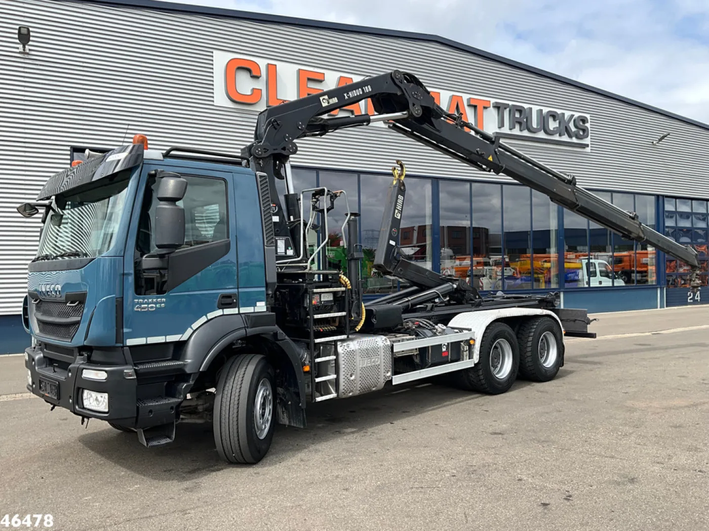 Iveco Trakker AD450T/P Euro 6 Hiab 18 Tonmeter laadkraan - 1