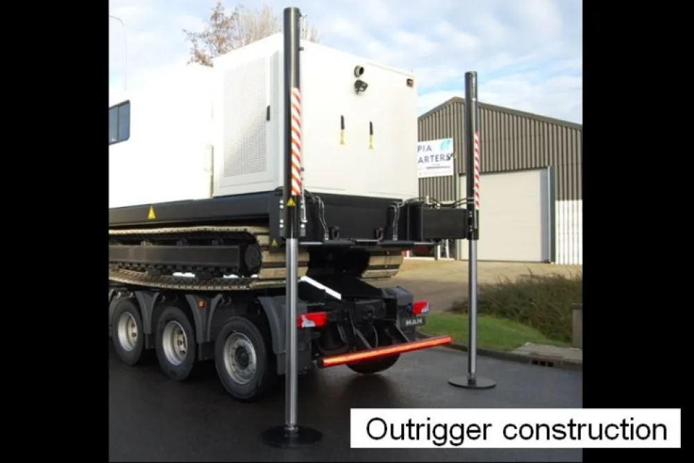 Outrigger Construction for CPT Crawler