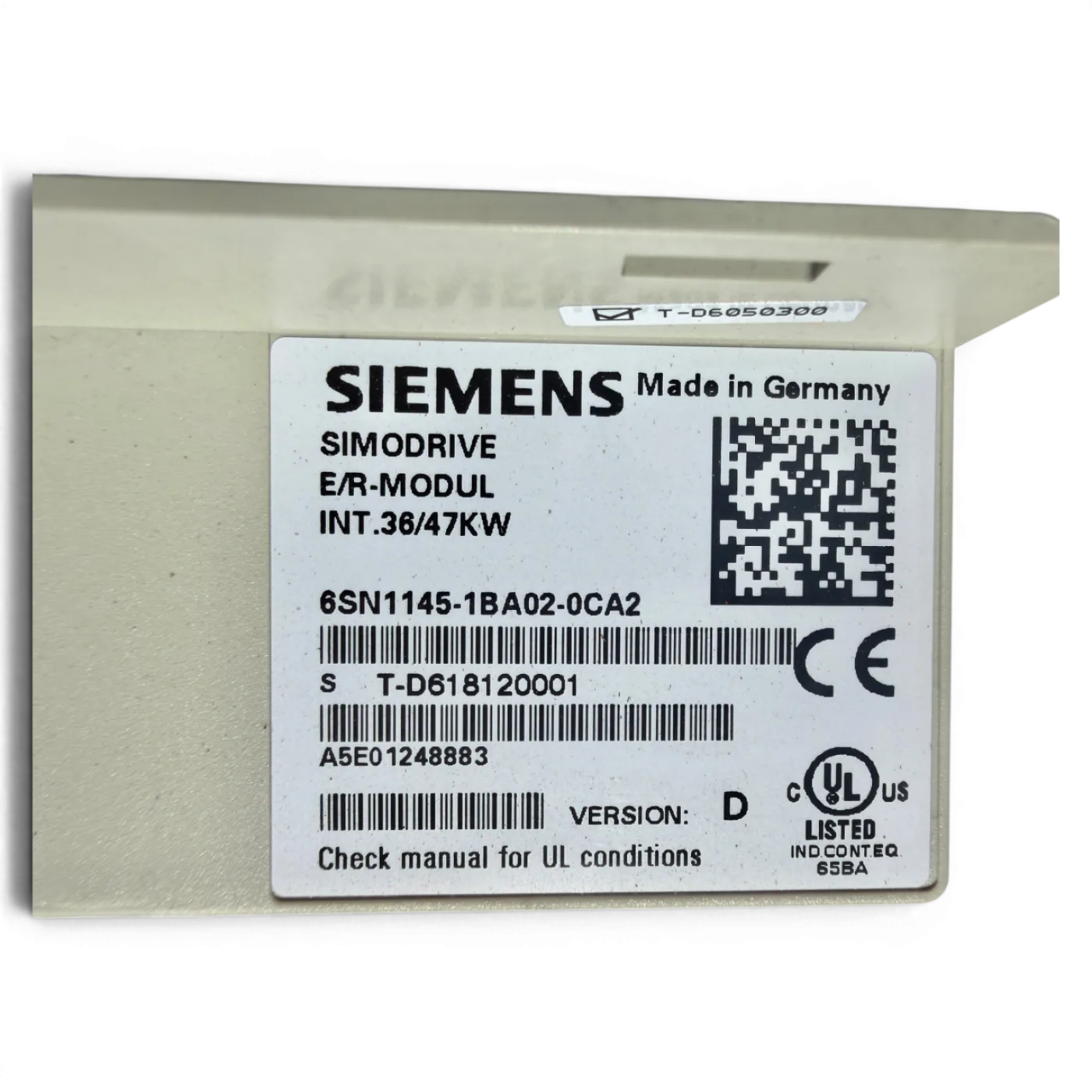 Siemens SIMODRIVE E/R-Modul 36/47 kW Version D Art.-Nr. 6SN1145-1BA02-0CA2 für IMA CNC Maschinen - 6