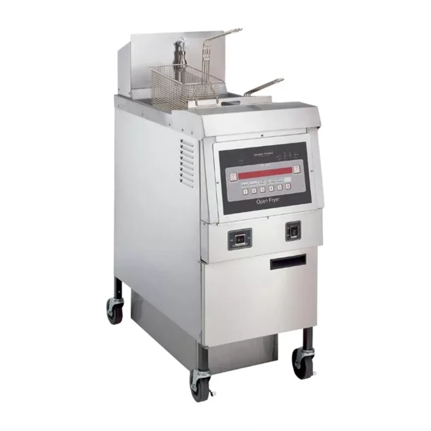 Henny Penny Open Single Well Gas Fryer HPOFG321-C1000 - islandcatering - 1