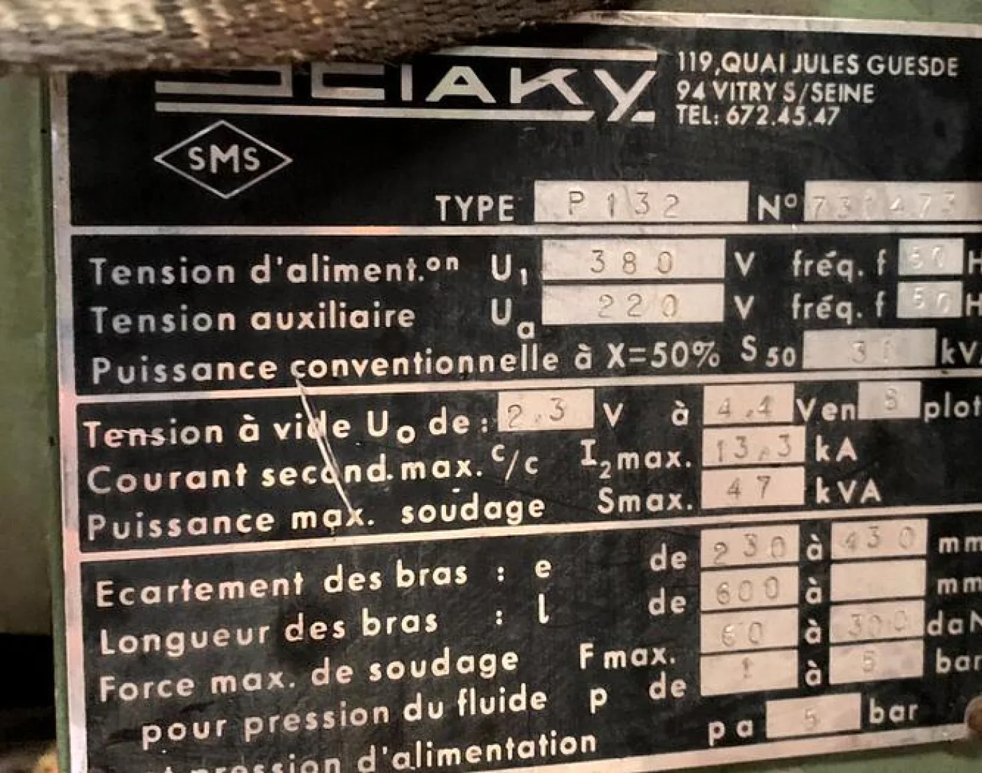 Máquina de soldar por pontos Sciaky - 2