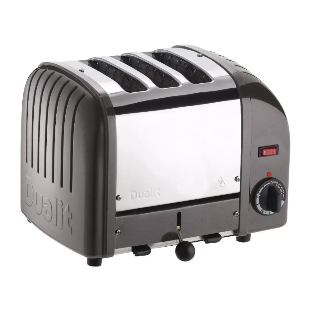 Dualit 3 Slice Vario Toaster Metallic Charcoal 30080 - islandcatering