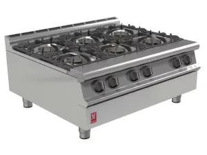 Falcon Dominator Plus 6 Burner Natural Gas Boiling Top G3121 - islandcatering
