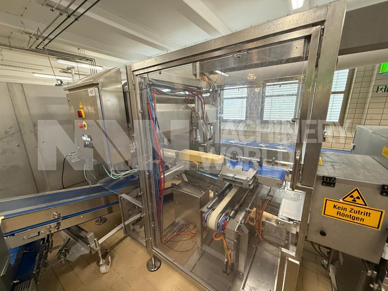 Ultrasonic Cheese Block Cutting & Inspection Line with Checkweigher & X-Ray System (Year 2008)