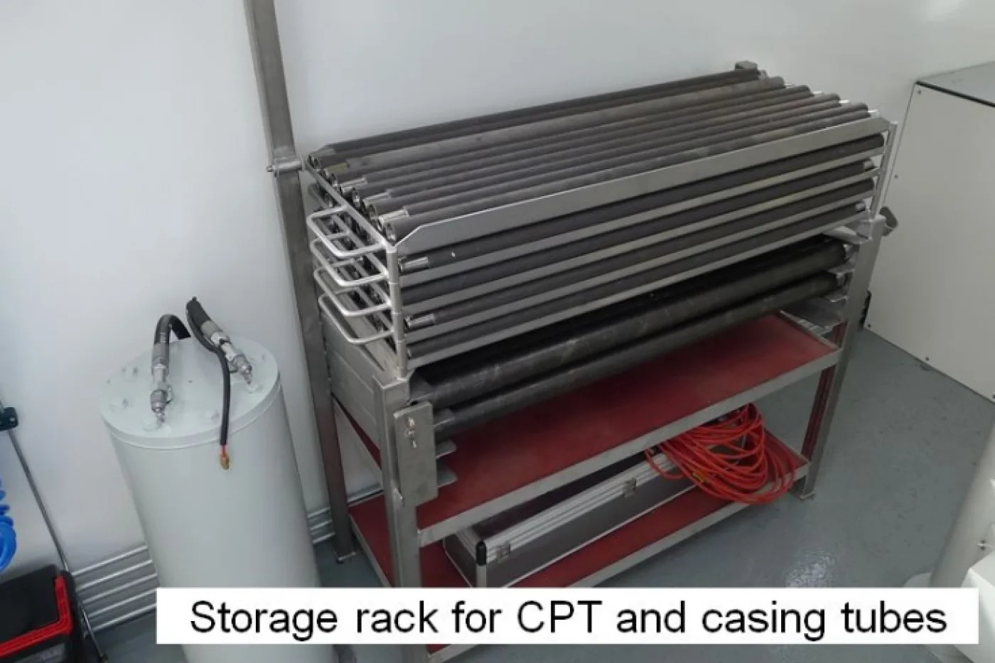 Storage Rack for CPT and Casing Tubes - 1